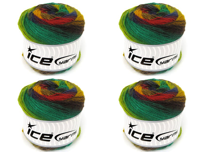 Cakes Magic Sock Green Shades, Navy, Copper, Brown fnt2-84034
