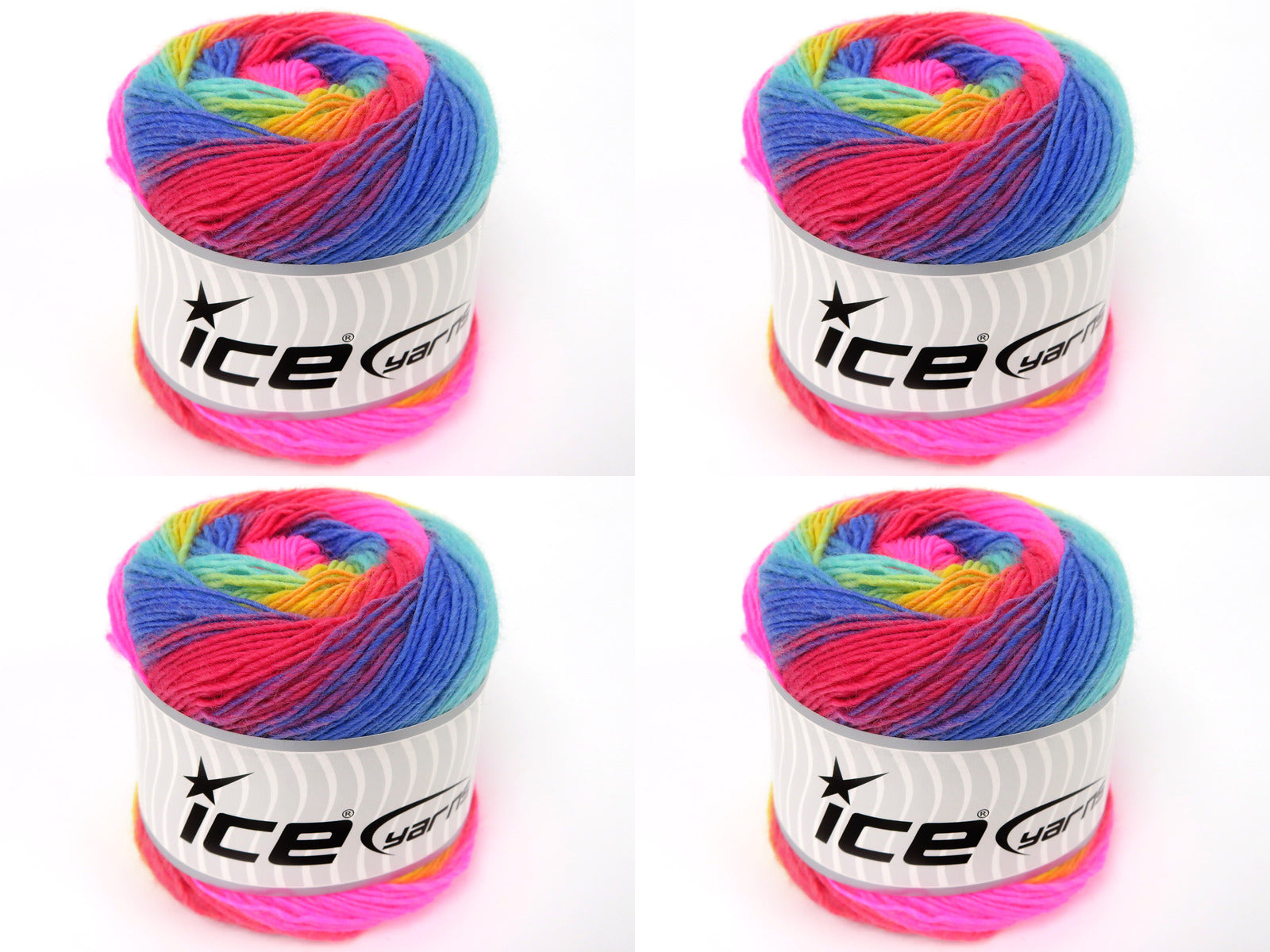 Cakes Magic Sock Pink Shades, Blue, Green, Yellow, Salmon fnt2-84039