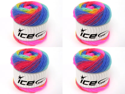 Cakes Magic Sock Pink Shades, Blue, Green, Yellow, Salmon fnt2-84039