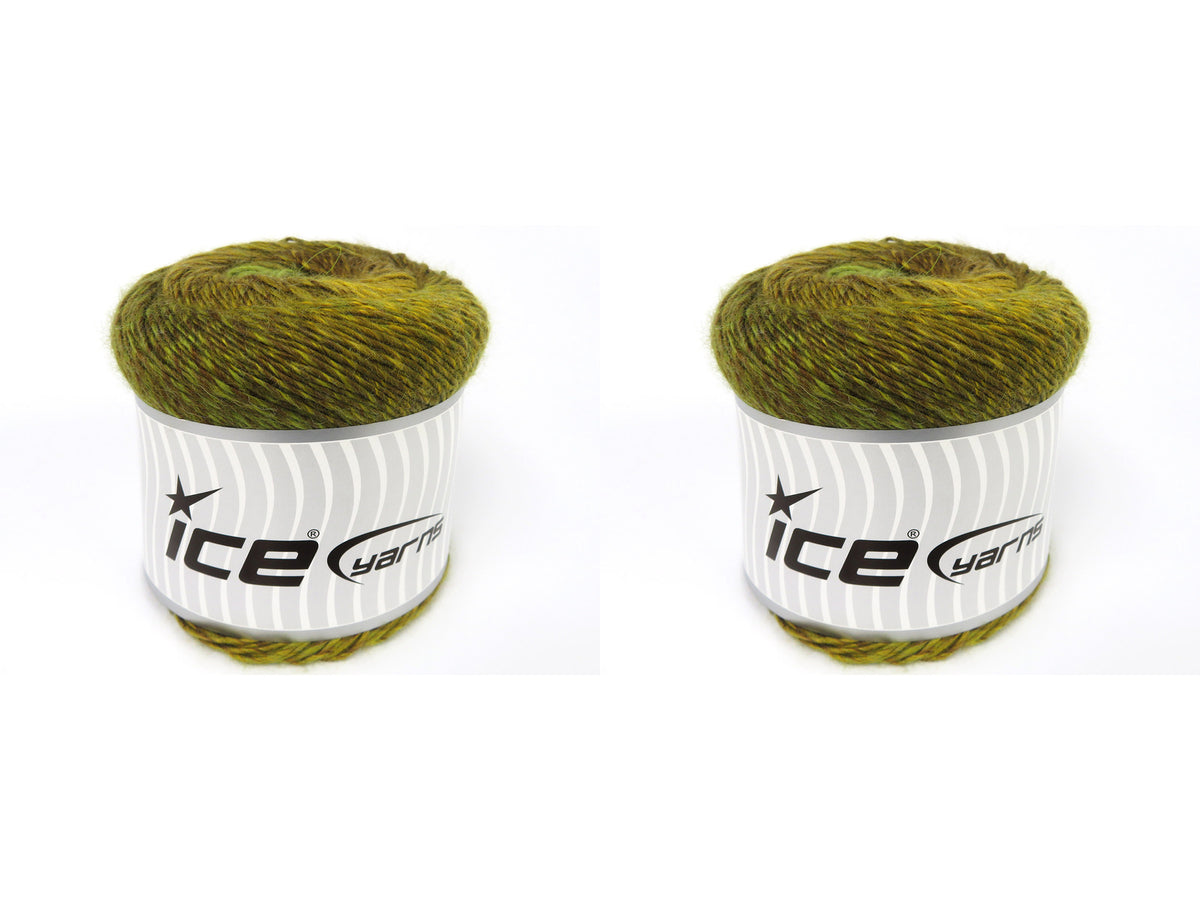 Cakes Magic Wool Green shades, Brown fnt2-84049