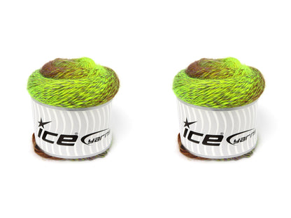 Cakes Magic Wool Green Shades, Lilac, Brown fnt2-84052