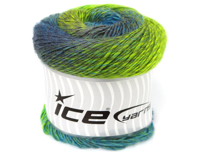 Cakes Magic Wool Green Shades, Turquoise, Grey fnt2-84053