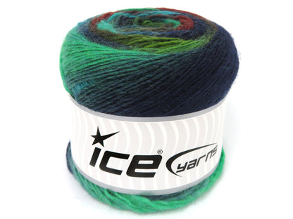Magic Wool De Luxe Green Shades, Navy, Copper fnt2-84062