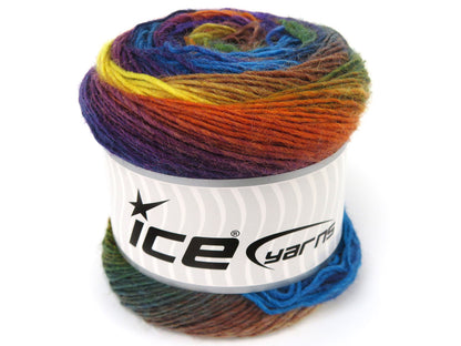 Magic Wool De Luxe Turquoise, Yellow, Orange, Maroon, Brown, Green fnt2-84068