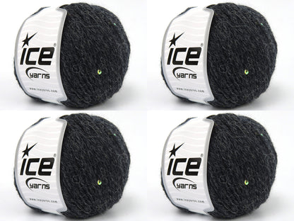 Alpaca Paillette Anthracite Black fnt2-84073