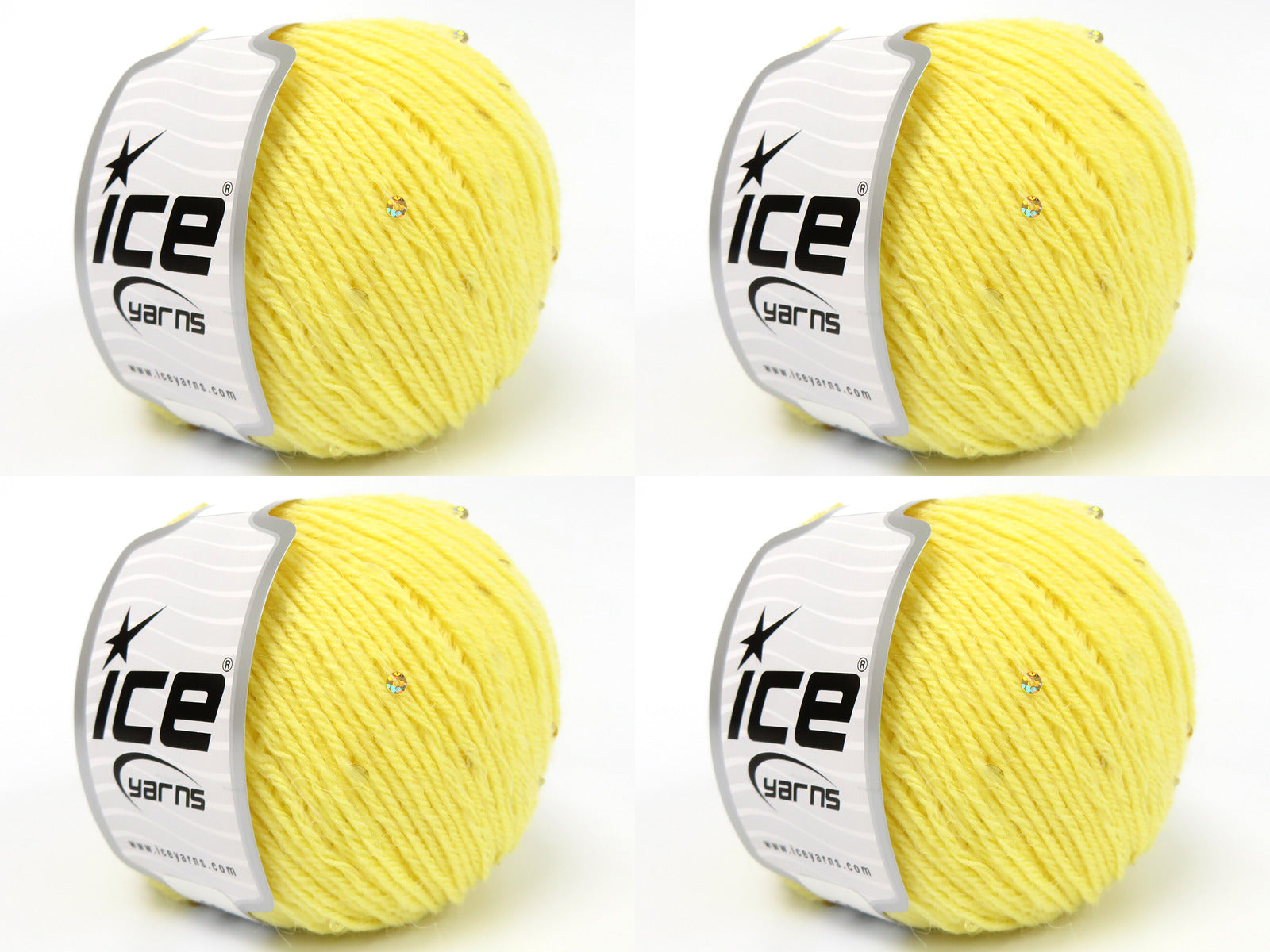 Alpaca Paillette Light Yellow fnt2-84080