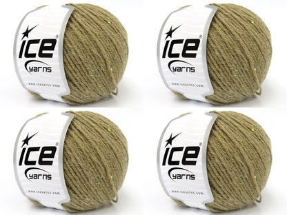 Alpaca Paillette Light Camel fnt2-84081