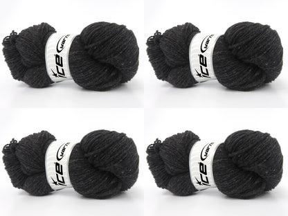 Organic Merino Wool Anthracite Black fnt2-84089