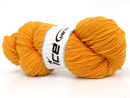 Organic Merino Wool Dark Yellow fnt2-84105