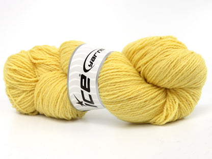 Organic Merino Wool Lemon Yellow fnt2-84106
