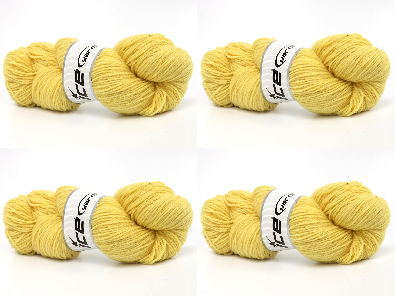 Organic Merino Wool Lemon Yellow fnt2-84106