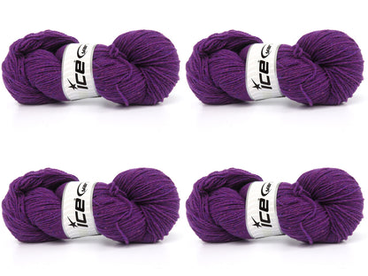 Organic Merino Wool Purple fnt2-84112