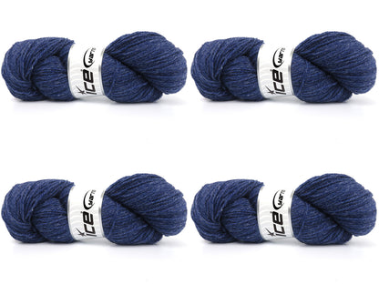 Organic Merino Wool Jeans Blue fnt2-84116