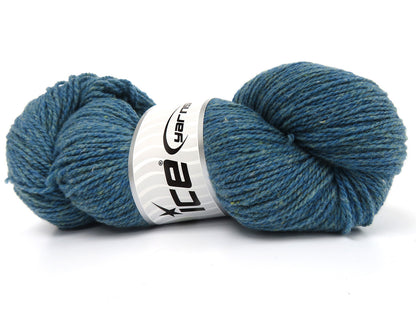 Organic Merino Wool Ocean Blue, Green fnt2-84117