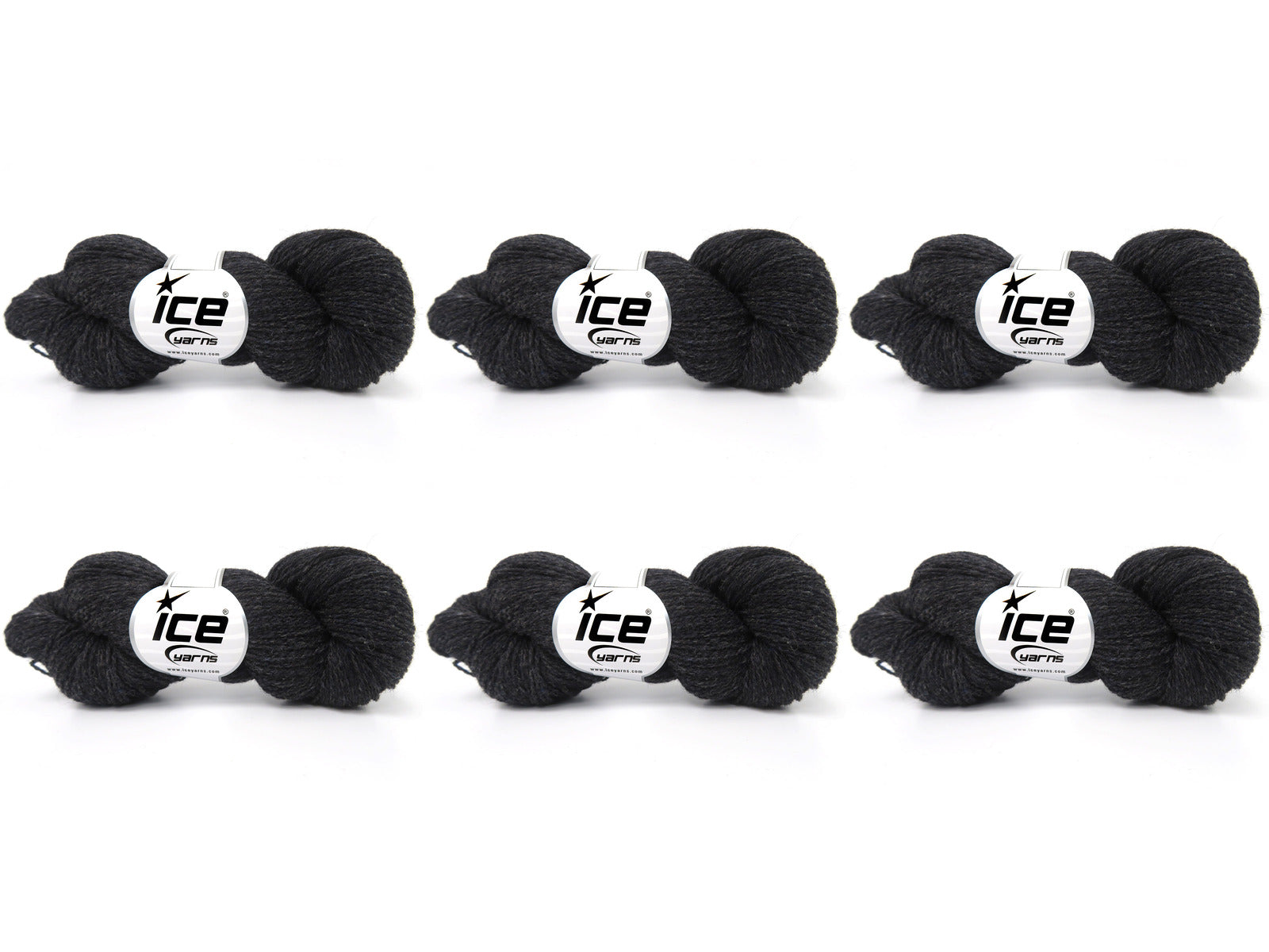 Shetland Wool Anthracite Black fnt2-84165