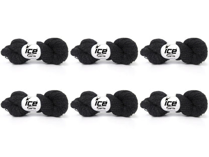 Shetland Wool Anthracite Black fnt2-84165