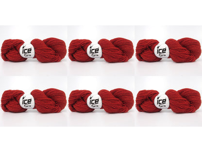 Shetland Wool Tomato Red, Gold fnt2-84175