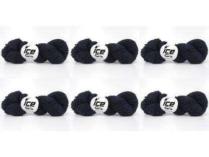 Shetland Wool Dark Blue, Black This product is made from 100% Shetland Island Wool. fnt2-84194