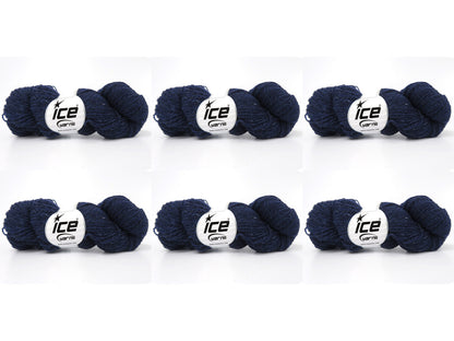 Shetland Wool Dark Blue Shades This product is made from 100% Shetland Island Wool. fnt2-84195