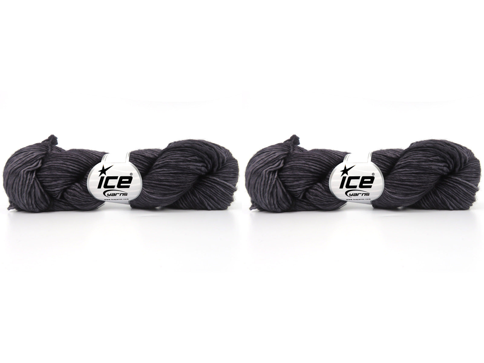Hand Dyed Superwash Merino Dark Grey Melange fnt2-84205