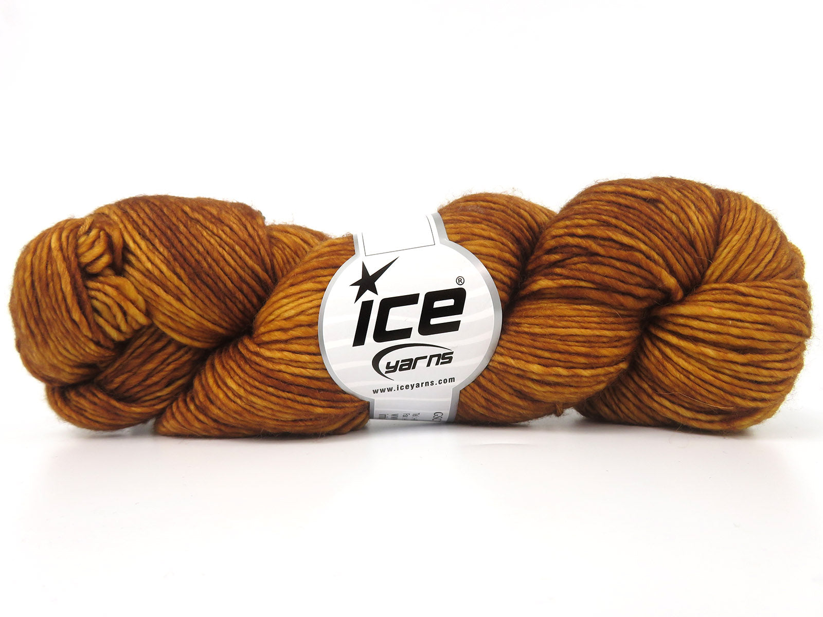 Hand Dyed Superwash Merino Brown Melange fnt2-84208