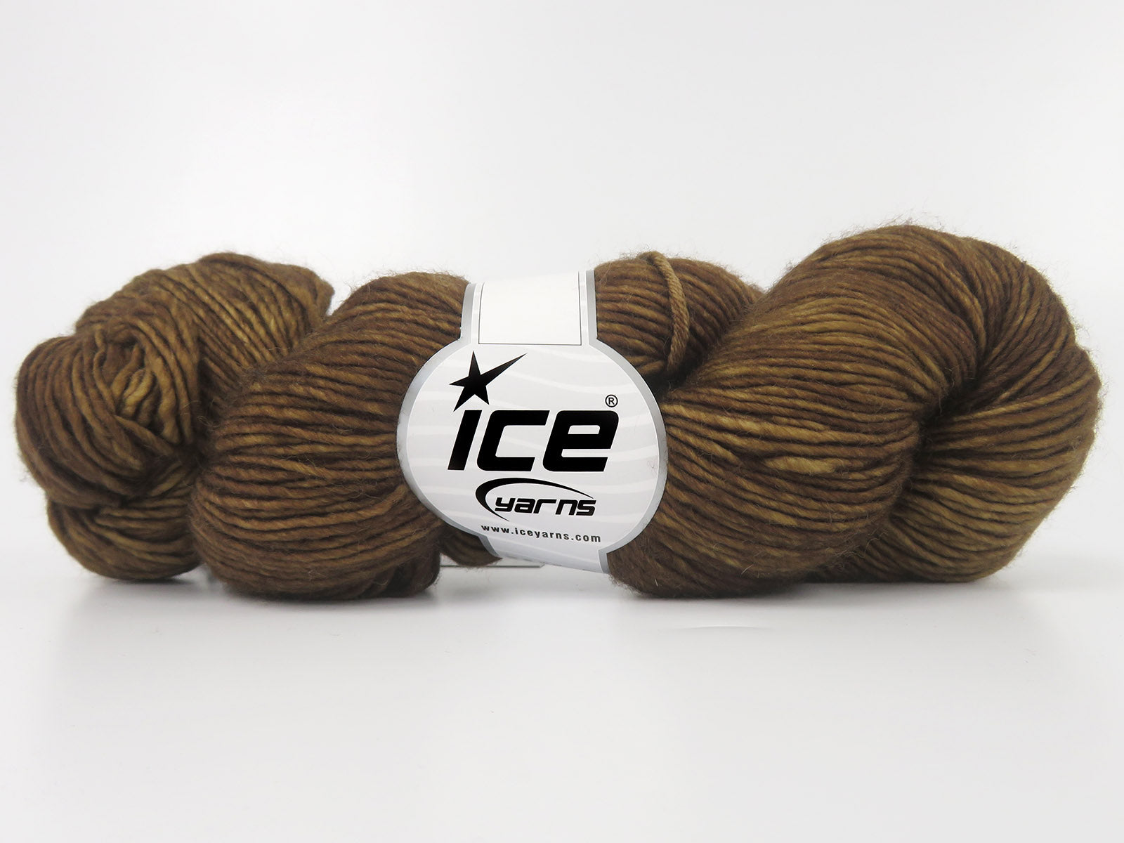 Hand Dyed Superwash Merino Cocoa Brown Melange fnt2-84210