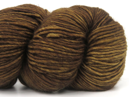 Hand Dyed Superwash Merino Cocoa Brown Melange fnt2-84210