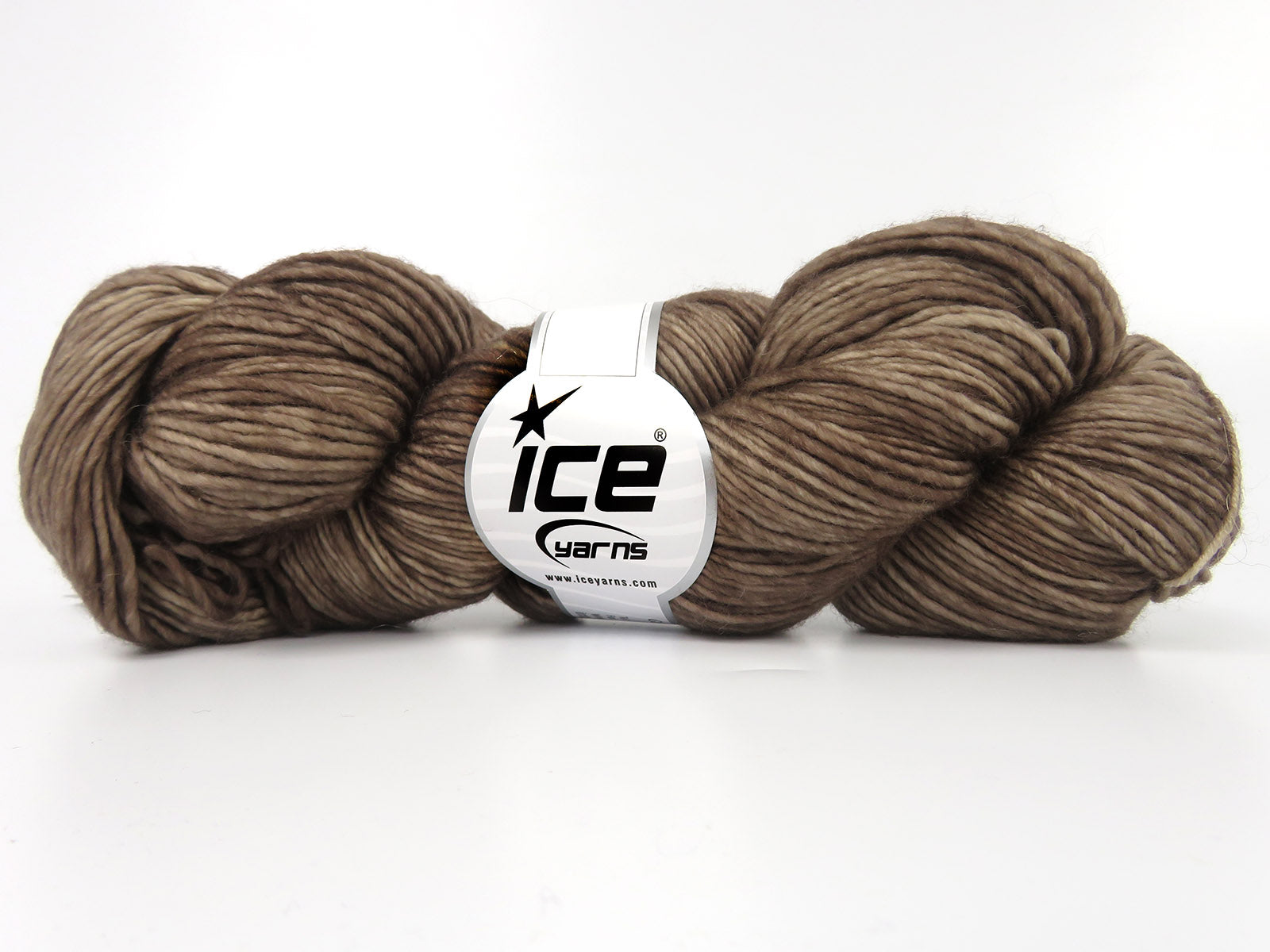 Hand Dyed Superwash Merino Camel Melange fnt2-84211
