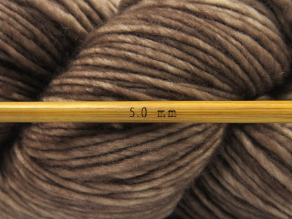 Hand Dyed Superwash Merino Camel Melange fnt2-84211