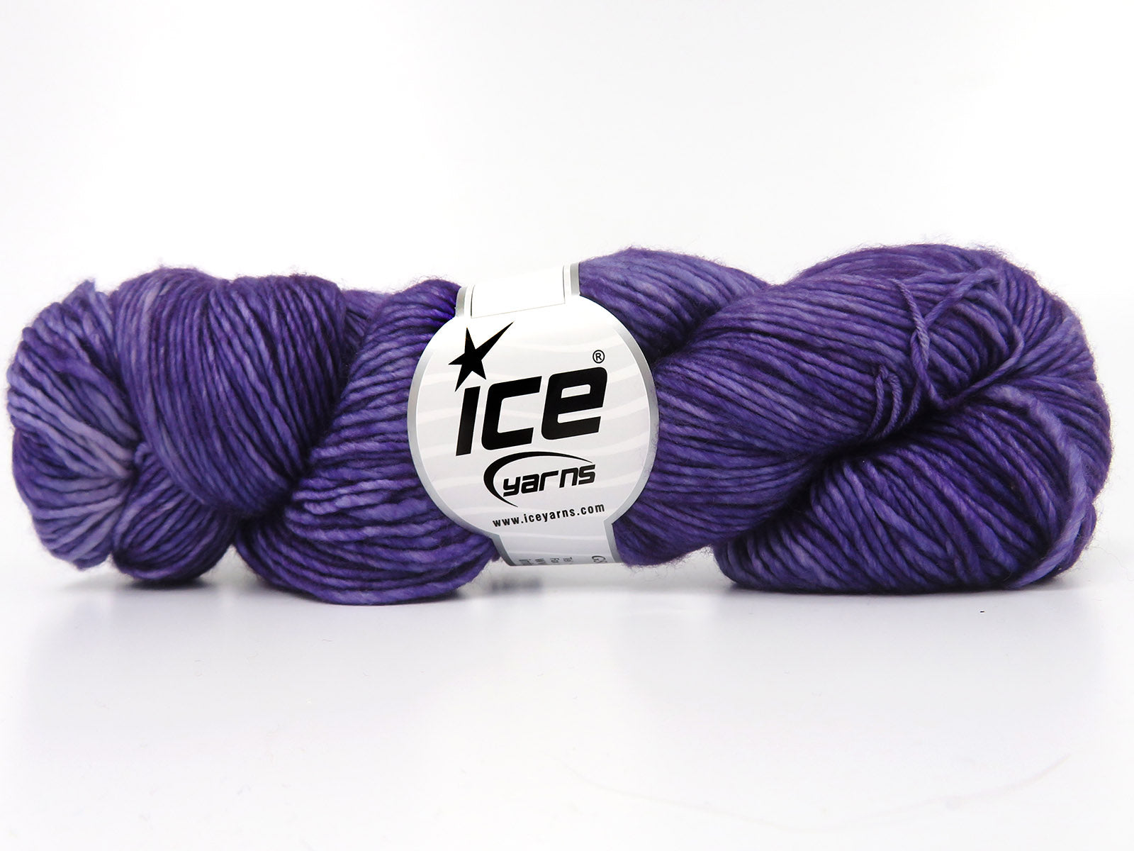 Hand Dyed Superwash Merino Purple Melange fnt2-84216