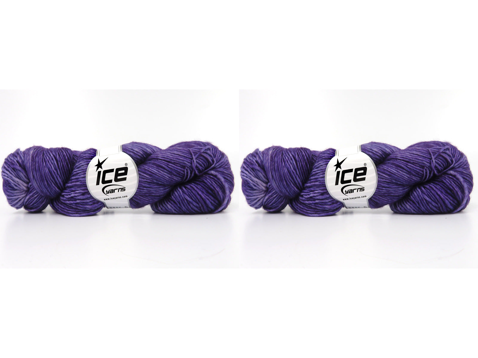 Hand Dyed Superwash Merino Purple Melange fnt2-84216