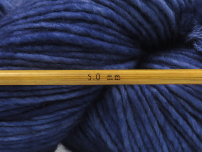 Hand Dyed Superwash Merino Night Blue Melange fnt2-84217
