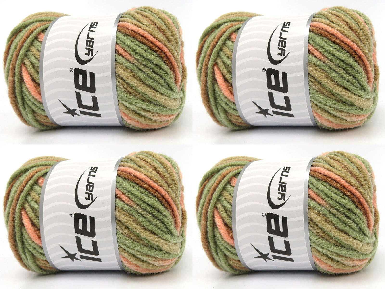 Star Merino Batik Brown Shades, Light Salmon, Camel Shades fnt2-84227