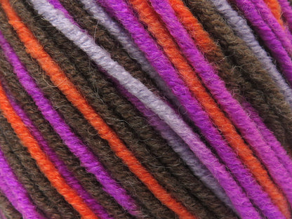 Star Merino Batik Brown, Fuchsia, Orange, Greyish Blue fnt2-84231