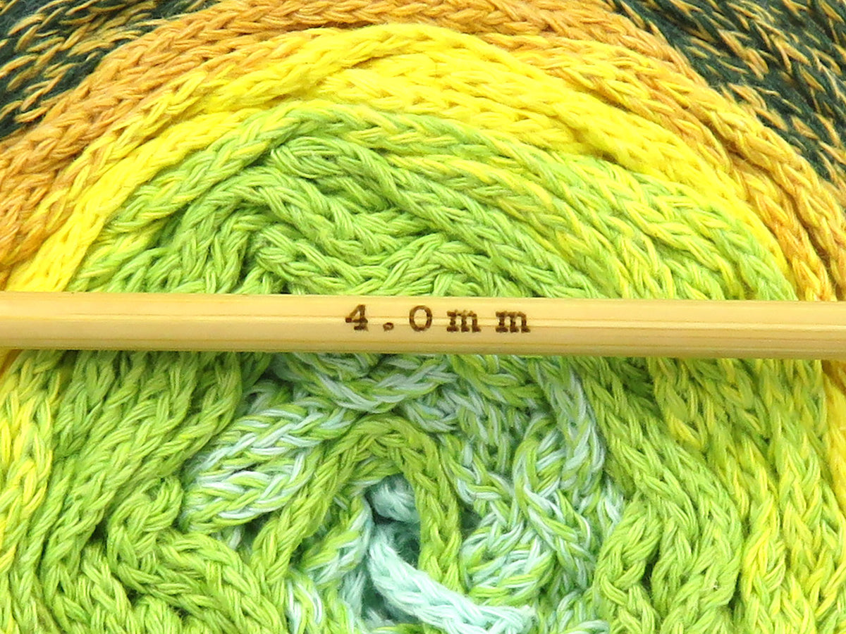 Cakes Macrame Cotton Magic Green Shades, Light Turquoise, Yellow Shades fnt2-84279