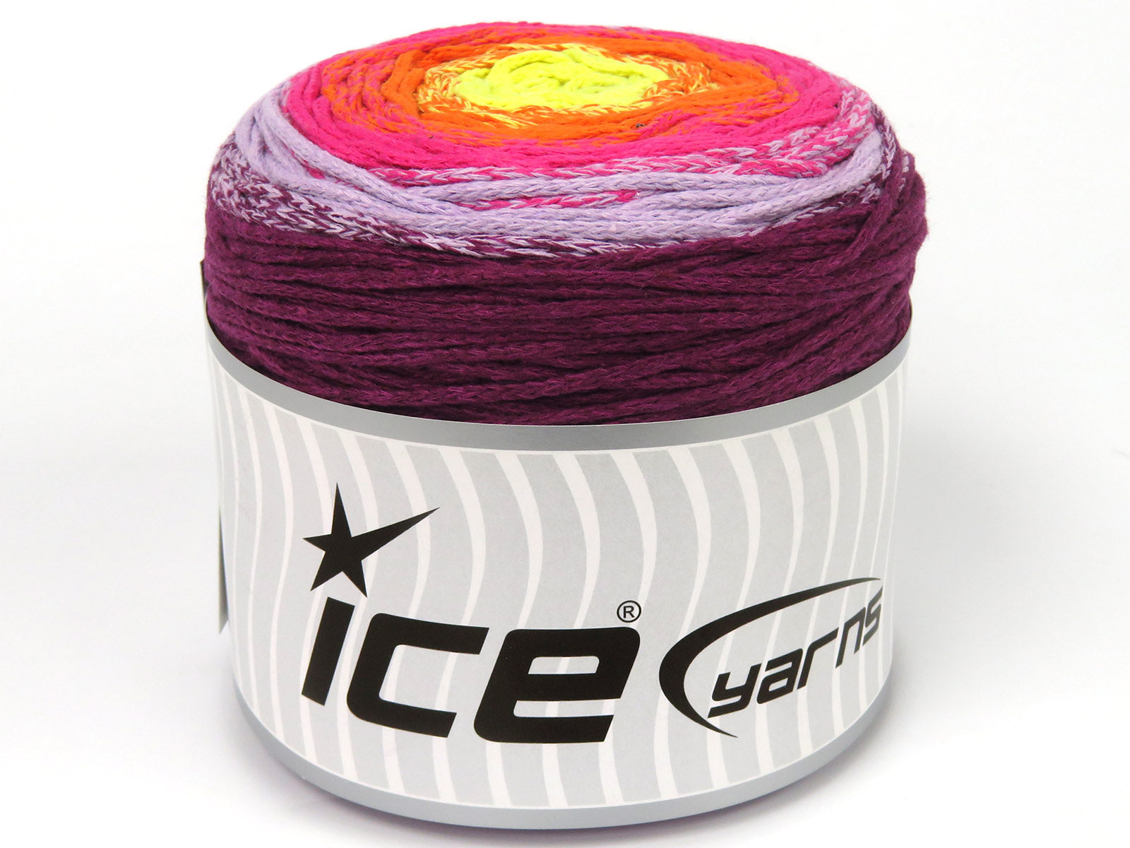 Cakes Macrame Cotton Magic Light Yellow, Orange, Fuchsia, Lilac, Purple fnt2-84282