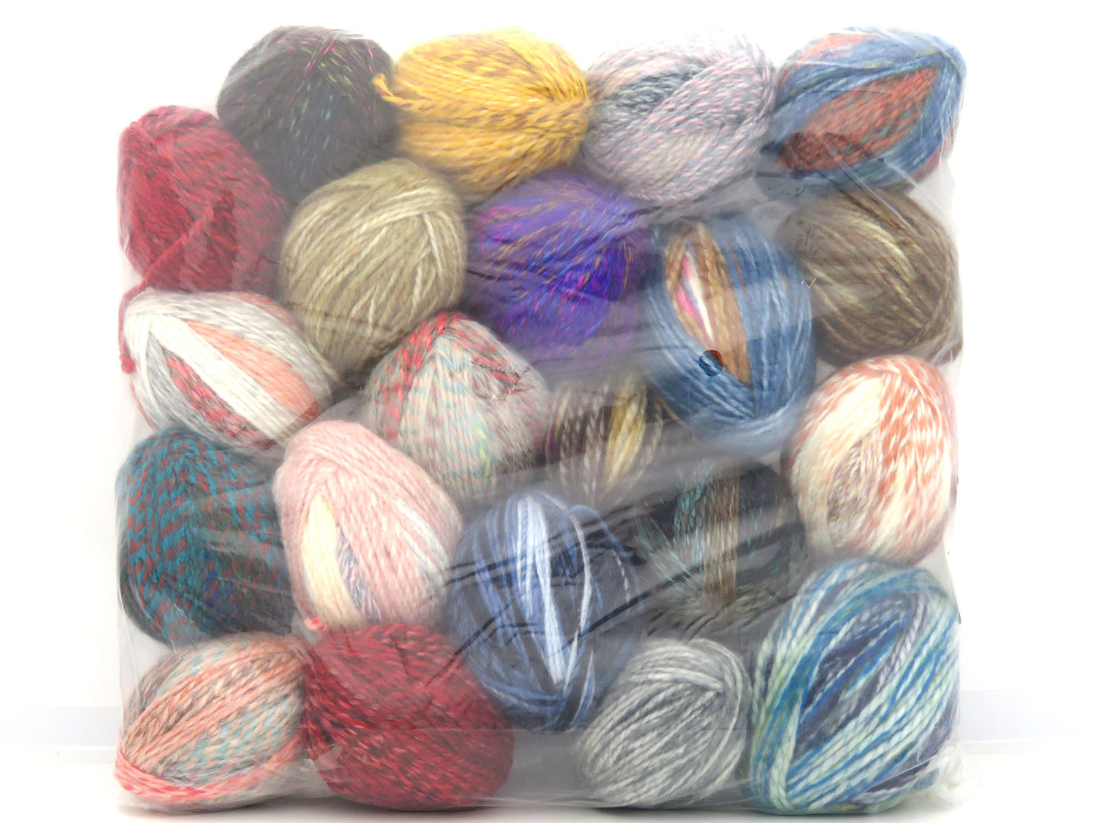 Leftover Self Striping Yarns Mixed Lot fnt2-84374