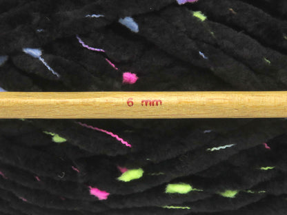 Chenille Baby Tweed Black fnt2-84380