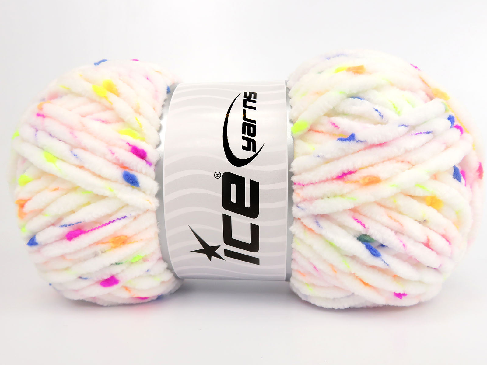 Chenille Baby Tweed White fnt2-84382