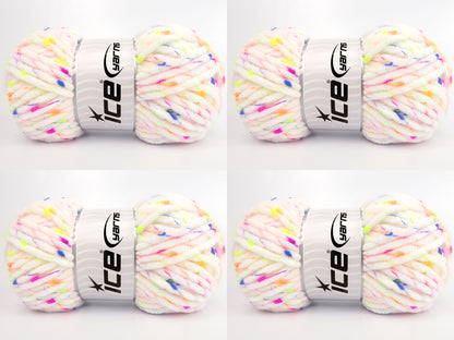 Chenille Baby Tweed White fnt2-84382