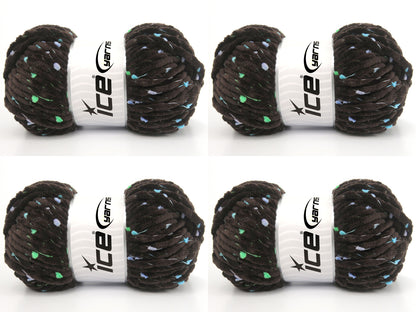 Chenille Baby Tweed Coffee Brown fnt2-84385