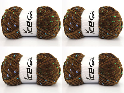 Chenille Baby Tweed Brown fnt2-84387