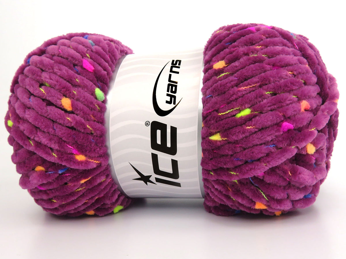 Chenille Baby Tweed Dark Orchid fnt2-84397