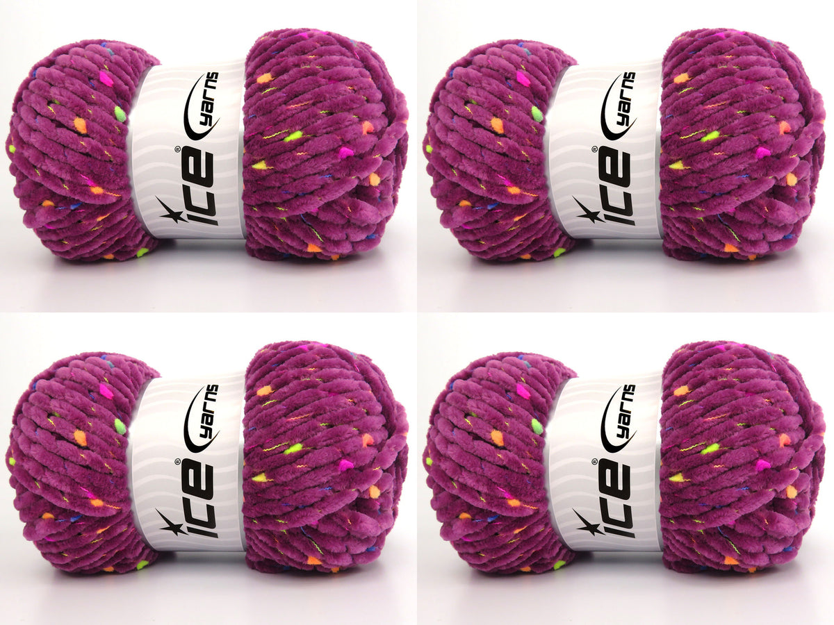 Chenille Baby Tweed Dark Orchid fnt2-84397