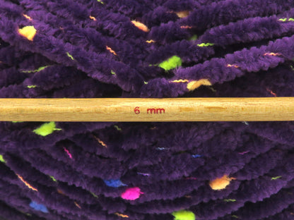 Chenille Baby Tweed Purple fnt2-84398