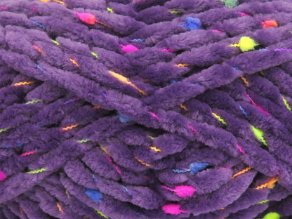 Ice Yarns Tweed pour bébé en chenille – Lavande – 85 % microfibres, 15 % polyamide