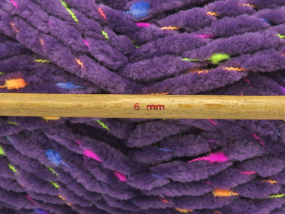 Ice Yarns Tweed pour bébé en chenille – Lavande – 85 % microfibres, 15 % polyamide