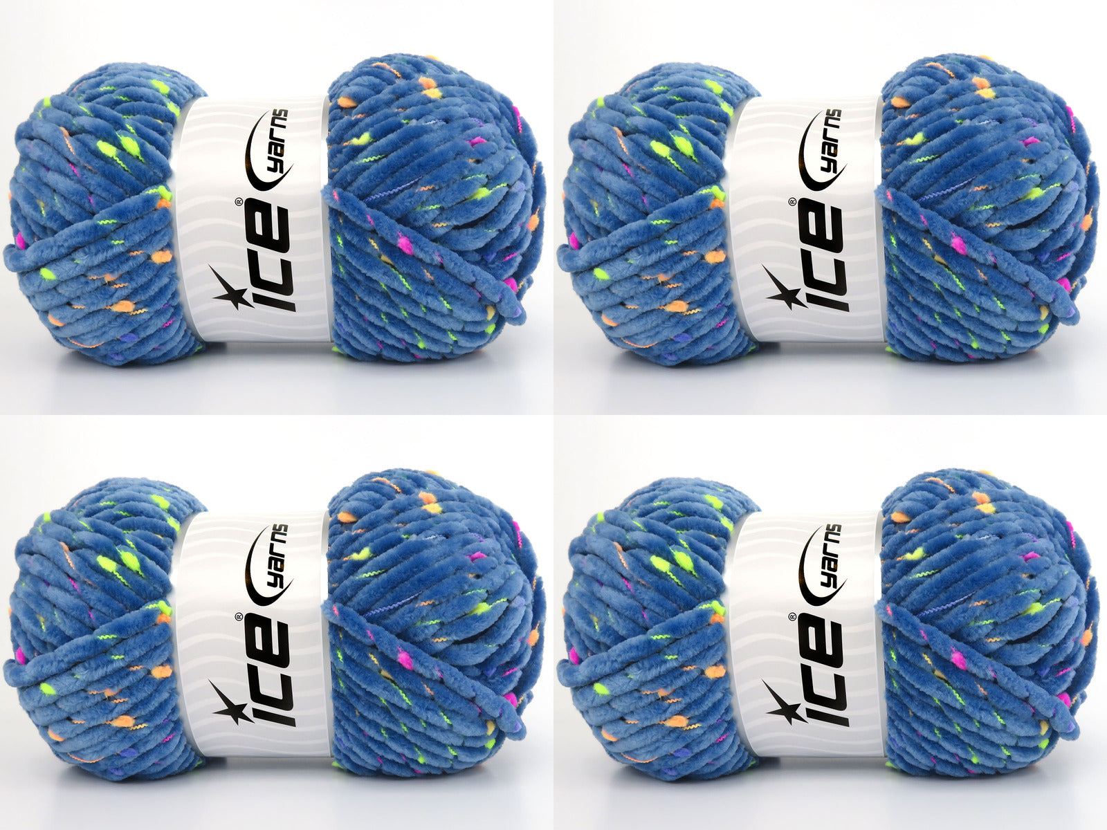 Chenille Baby Tweed Blue fnt2-84401