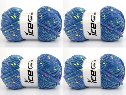 Chenille Baby Tweed Blue fnt2-84401