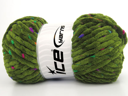Chenille Baby Tweed Jungle Green fnt2-84403